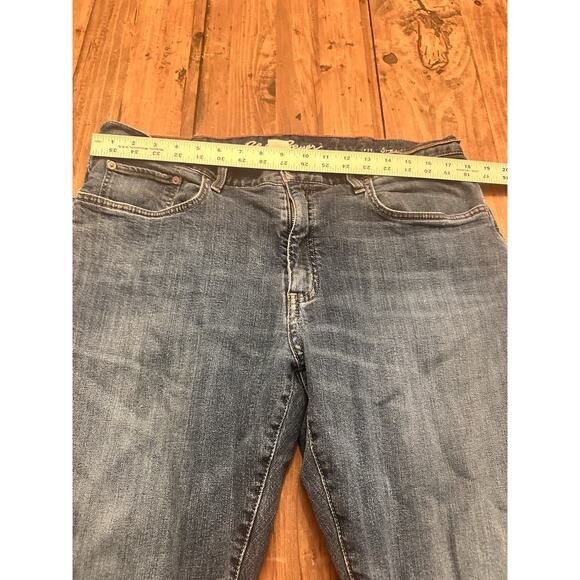 Eddie Bauer Men’s Flannel Lined Jeans Pants Size 36 X 30 Straight Hiking Camping - Picture 10 of 16